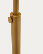 MADALI Metalna podna svjetiljka sa završnim slojem od mesinga i bijelog mramora