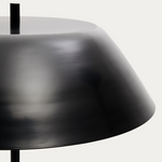 SAYRA Podna lampa izrađena od crnog mramora i metala u crnoj boji