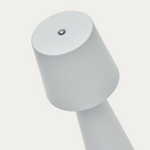 ARENYS Outdoor metal table lamp in a black painted finish