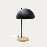 CATLAR Stolna svjetiljka od drveta jasena i metala u crnoj boji 99