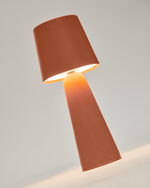 ARENYS Outdoor metal table lamp in a black painted finish