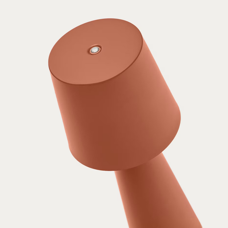 ARENYS Outdoor metal table lamp in a black painted finish