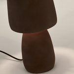 TANDY Table lamp made of terracotta brown