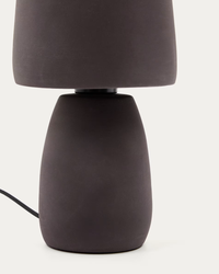 TANDY Table lamp made of terracotta brown