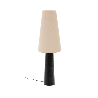 SENNI Floor lamp in metal with black finish