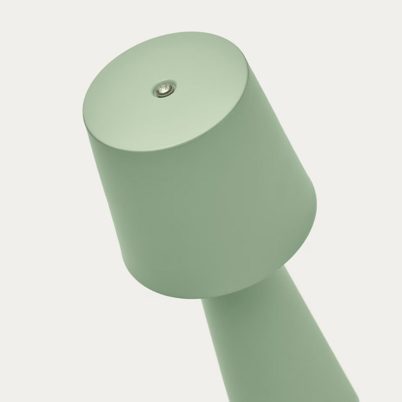 ARENYS Outdoor metal table lamp in a black painted finish