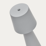 ARENYS Outdoor metal table lamp in a black painted finish