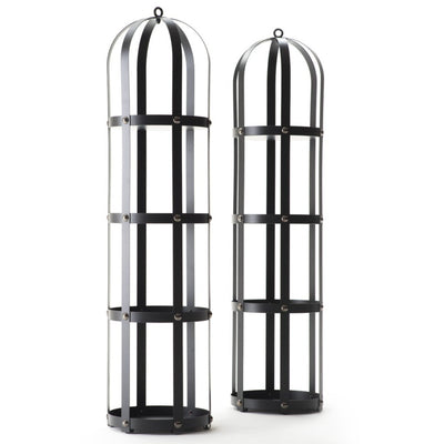 LA GABBIA Shelving unit made of steel and aluminium