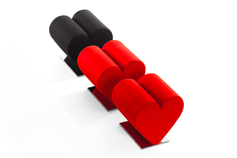 LOVE Iconic seat in upholstered polyurethane