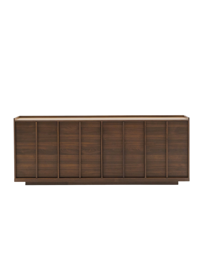 ONIX Sideboard with a walnut veneer in a dark finish, 200 x 80 cm