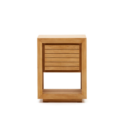SAULA Bathroom furniture in solid teak wood with natural finish, 60 x 45 cm