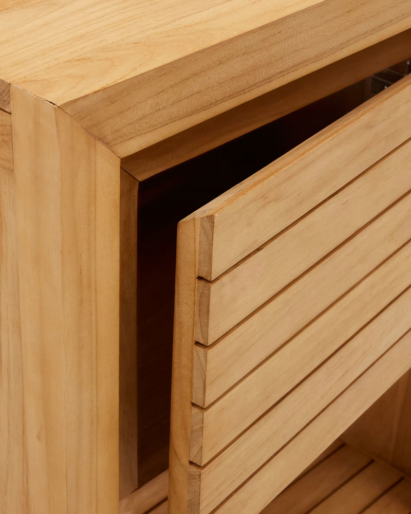 SAULA Bathroom furniture in solid teak wood with natural finish, 60 x 45 cm