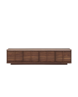 ONIX TV stalak s furnirom oraha u tamnoj boji, 200 x 45 cm
