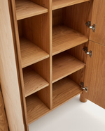 SALAYA Visoki komoda od jasenove šperploče FSC Mix Credit, 100 x 134 cm