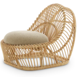 RATTAN Moon lounge chair