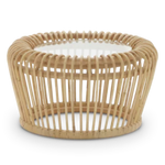 RATTAN Moon coffee table