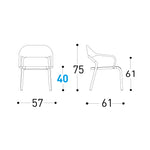 NOSS Vrtna blagovaonska fotelja