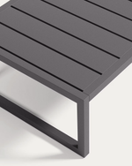 COMOVA Vanjski pomoćni stolić od zelenog aluminija, 60x60 cm