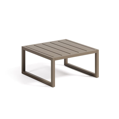 COMOVA 100% outdoor side table made from green aluminium, 60 x 60 cm