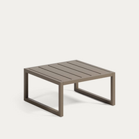 COMOVA 100% outdoor side table made from white aluminium, 60 x 60 cm