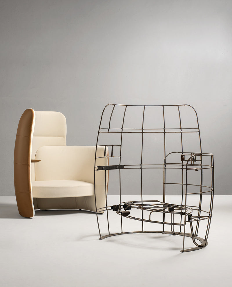 ONLY JU Relax pod completely upholstered armchair