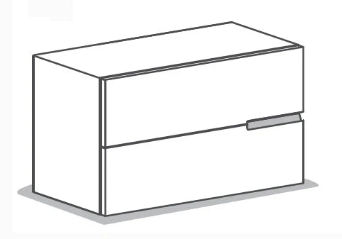 SEGNO 2 drawer nightstand