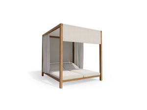 PURE CABANA Outdoor daybed with teak frame