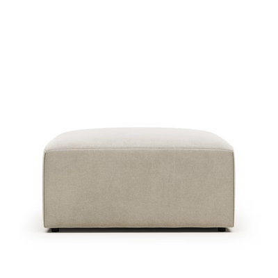 BLOK Pouf beige 90 x 70 cm