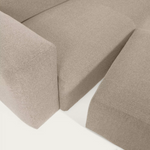 BLOK Pouf bež 90 x 70 cm