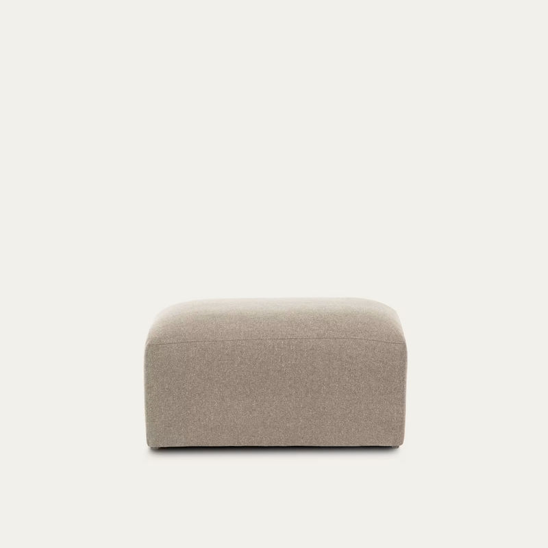 BLOK Pouf bež 90 x 70 cm