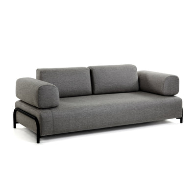 COMPO 3-seater sofa with armrests