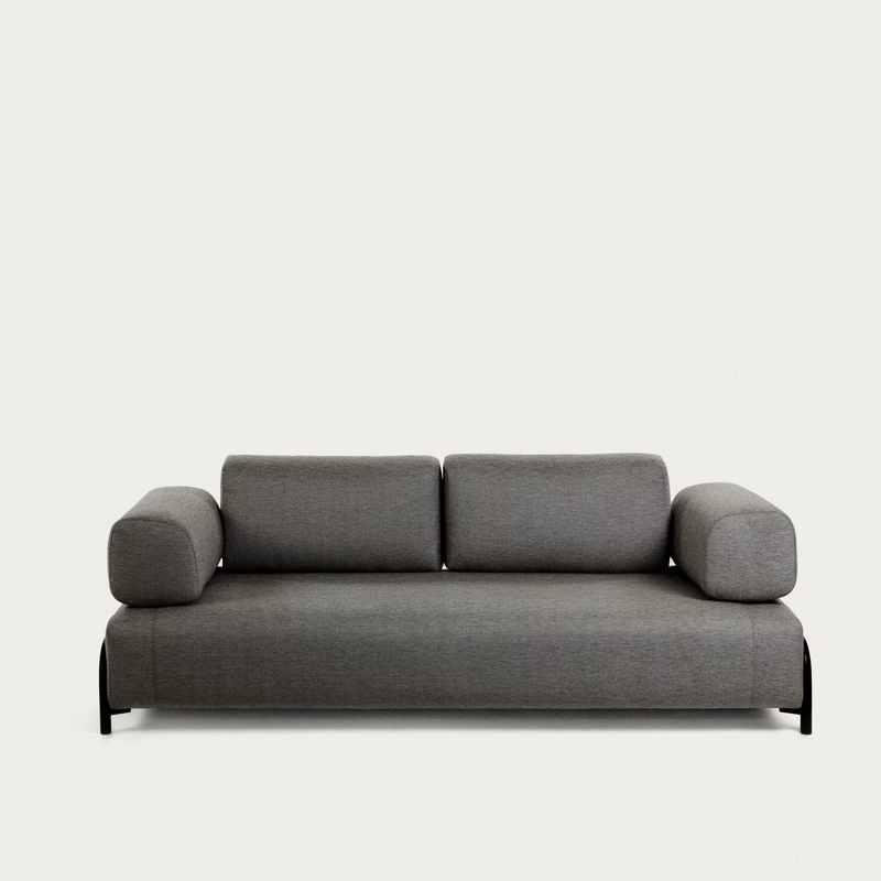 COMPO 3-seater sofa with armrests