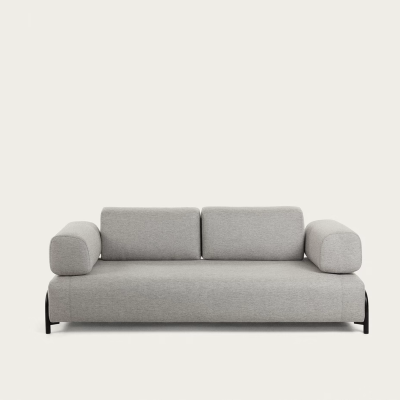 COMPO 3-seater sofa with armrests