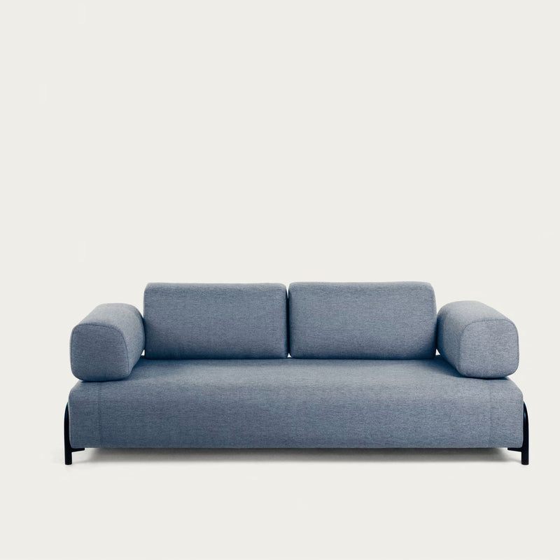COMPO 3-seater sofa with armrests
