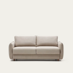 CARLOTA dvosjed na razvlačenje u beige chenille, 140 cm