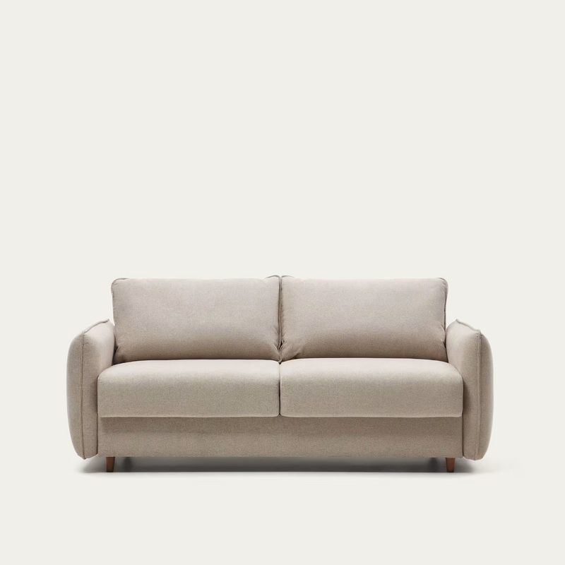 CARLOTA dvosjed na razvlačenje u beige chenille, 140 cm