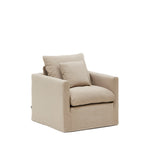 NORA  armchair with a removable cover