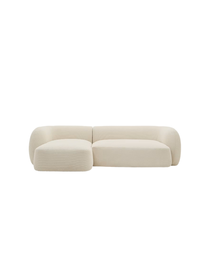 MARTINA 3-seater modular sofa with left-hand chaise longue