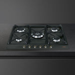 CORTINA plinska ploča za kuhanje, 70/75 cm, crna