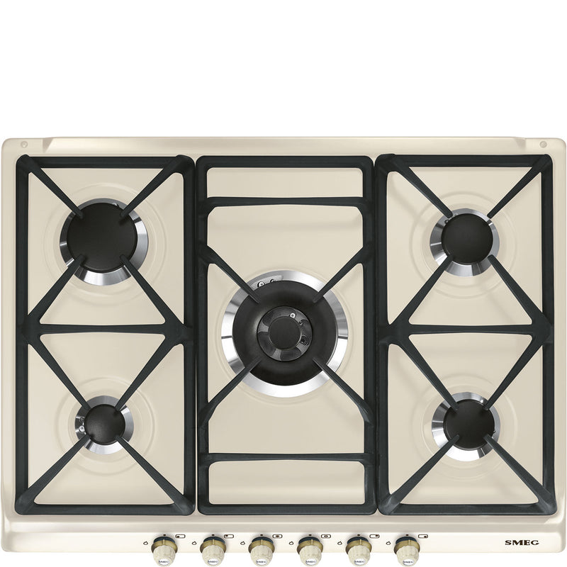 CORTINA Gas Hob, 70/75 cm, Cream