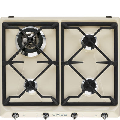 VICTORIA Gas Hob, 60 cm, Cream