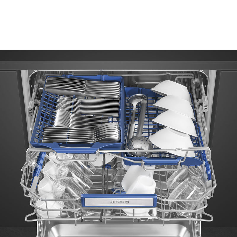 UNIVERSALE Fully-integrated built-in dishwasher, Silver