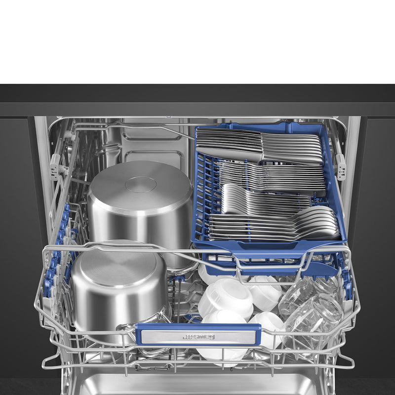 UNIVERSALE Fully-integrated built-in dishwasher, Silver