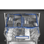 UNIVERSALE Fully-integrated built-in dishwasher, Silver