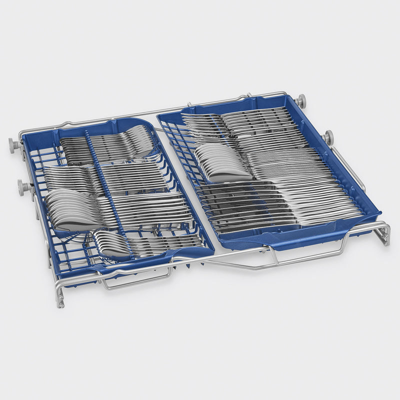 UNIVERSALE Fully-integrated built-in dishwasher, Silver