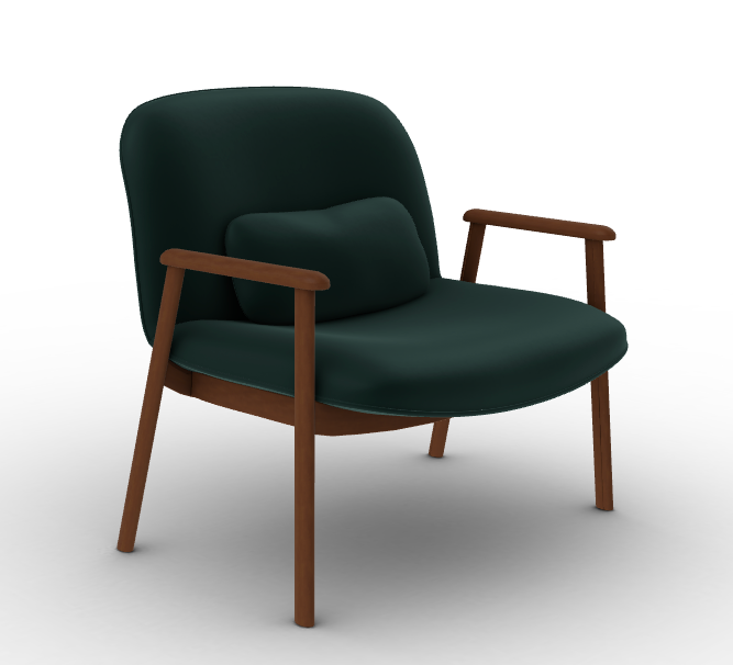 BALTIMORA Upholstered lounge chair