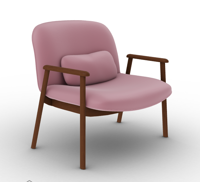 BALTIMORA Upholstered lounge chair