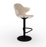 SAINT TROPEZ Tabure s plastičnim sjedalom i okretnom bazom podesivom po visini.