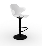 SAINT TROPEZ Tabure s plastičnim sjedalom i okretnom bazom podesivom po visini.