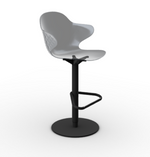 SAINT TROPEZ Tabure s plastičnim sjedalom i okretnom bazom podesivom po visini.